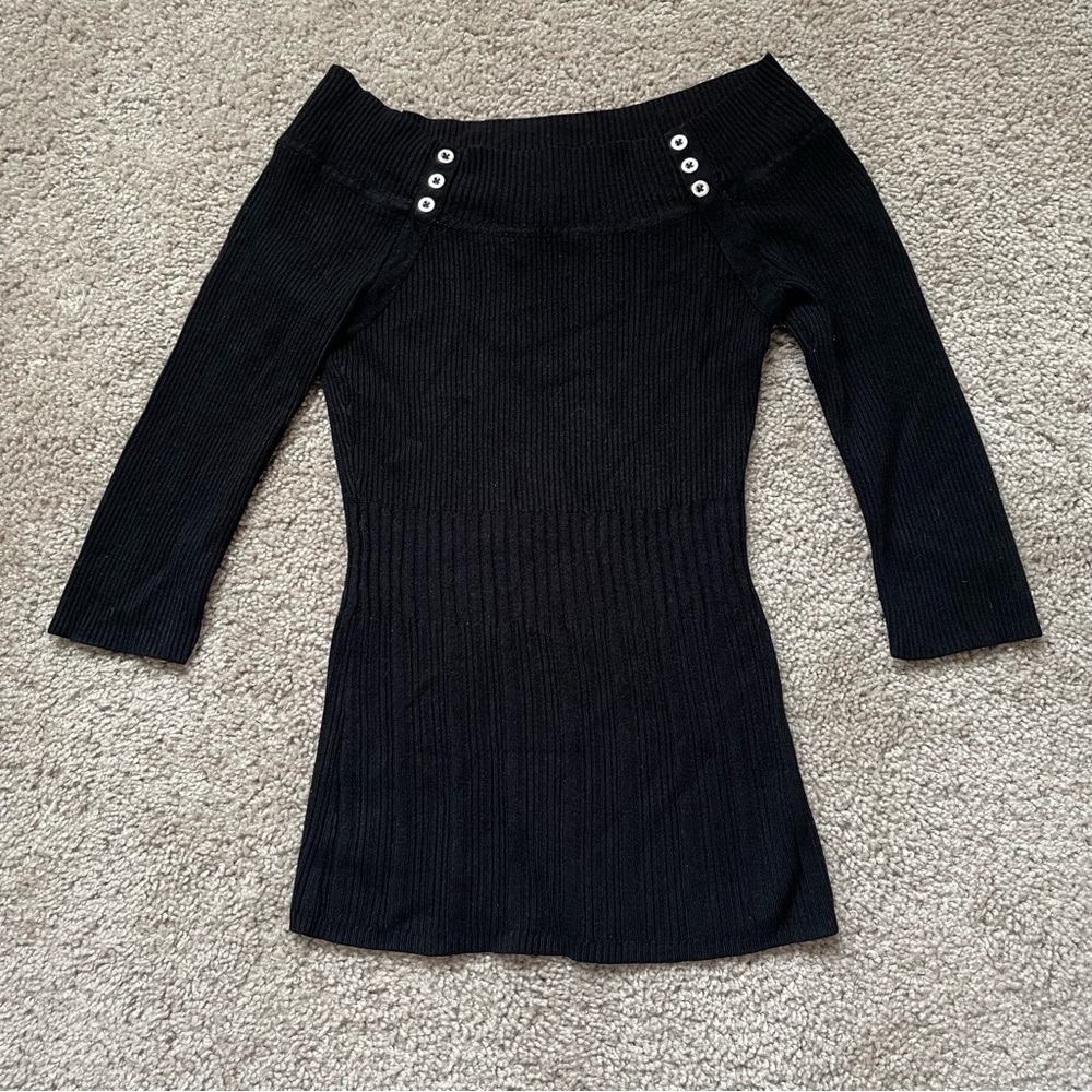 White House Black Market Black top XS